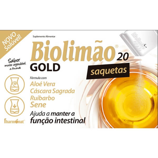 Imagem de Chá Biolimão Gold com Sabor a Ananás FHARMONAT emb.20 unidades