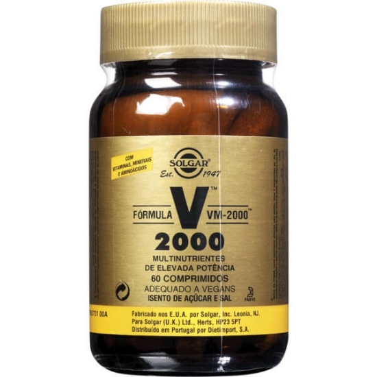 Imagem de Vitaminas VM 2000 SOLGAR frasco 60 comprimidos