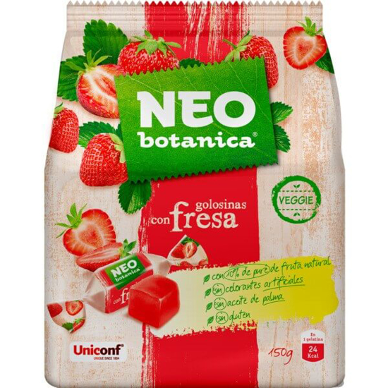 Imagem de Gomas de Morango Veggie sem Glúten NEO BOTANICA emb.150g