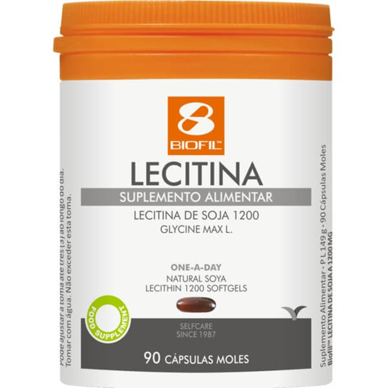 Imagem de Lecitina 1200 mg BIOFIL emb.90 cápsulas