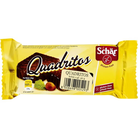 Imagem de Waffers com Chocolate Preto sem Glúten SCHAR emb.40g