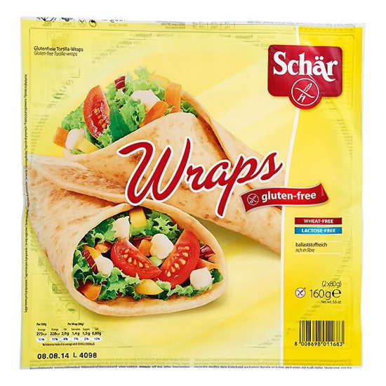 Imagem de Wrap 2 x 80 g sem Glúten SCHAR emb.160g