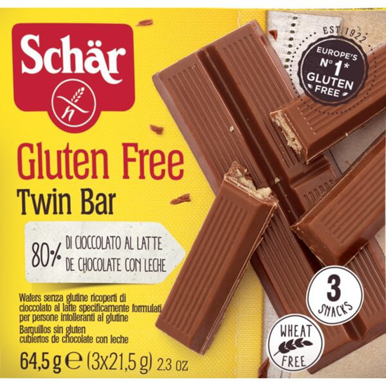 Imagem de Snack de Chocolate de Leite sem Glúten SCHAR emb.64,5g