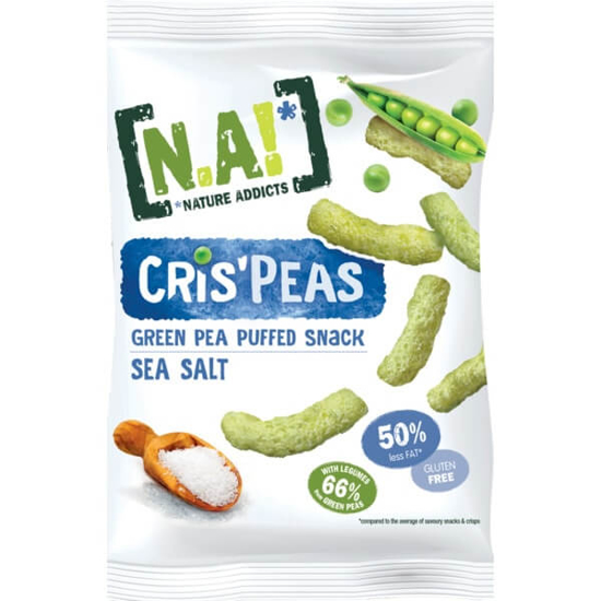 Imagem de Snack de Ervilhas Tufadas e Sal sem Glúten NATURE ADDICTS emb.50g