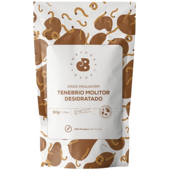 Imagem de Tenebrio Desidratado sem Sabor PORTUGAL BUGS emb.50g