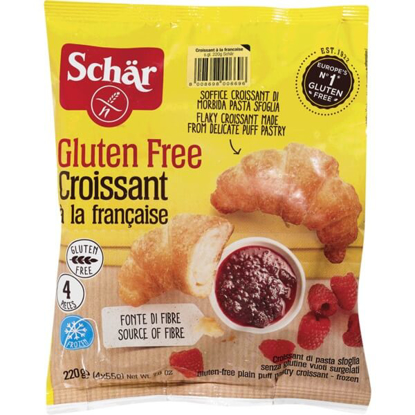 Mostrar detalhes para Croissants de Massa Folhada sem Glúten DS emb.220g Imagem de Croissants de Massa Folhada sem Glúten DS emb.220g