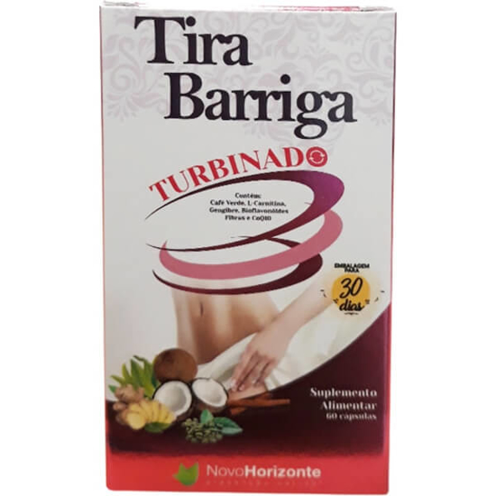 Imagem de Tira Barriga Turbinado NOVO HORIZONTE emb.60 cápsulas