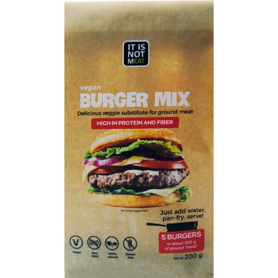 Imagem de Burger Mix Vegan sem Glúten NEW FOOD emb.190g