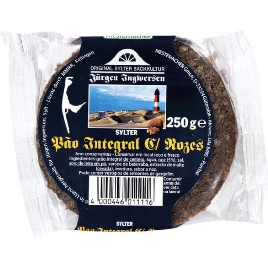 Imagem de Pão Negro Integral com Nozes MESTEMACHER emb.250g