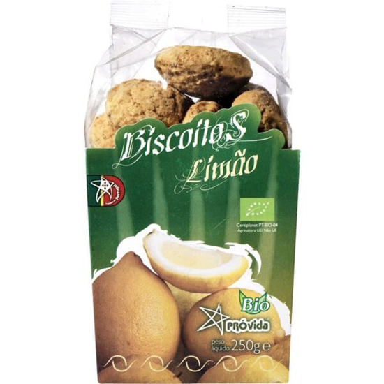 Imagem de Biscoitos de Limão Biológicos PRÓVIDA emb.250g