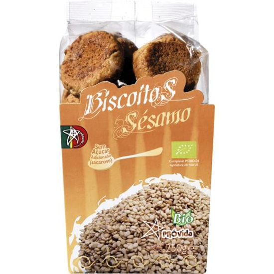 Imagem de Biscoitos de Sésamo Biológicos PRÓVIDA emb.250g