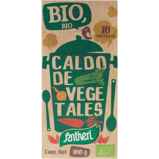 Imagem de Caldo de Vegetais Biológico SANTIVERI emb.110g