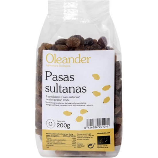 Imagem de Passas Sultanas Biológicas OLLANDER emb.200g