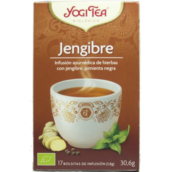 Imagem de Infusão de Ervas com Gengibre YOGI TEA emb.17 unidades