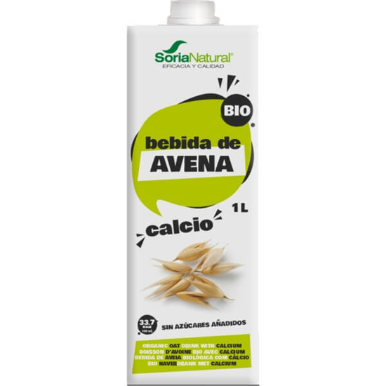 Imagem de Bebida de Aveia com Cálcio Biológica SORIA NATURAL emb.1L