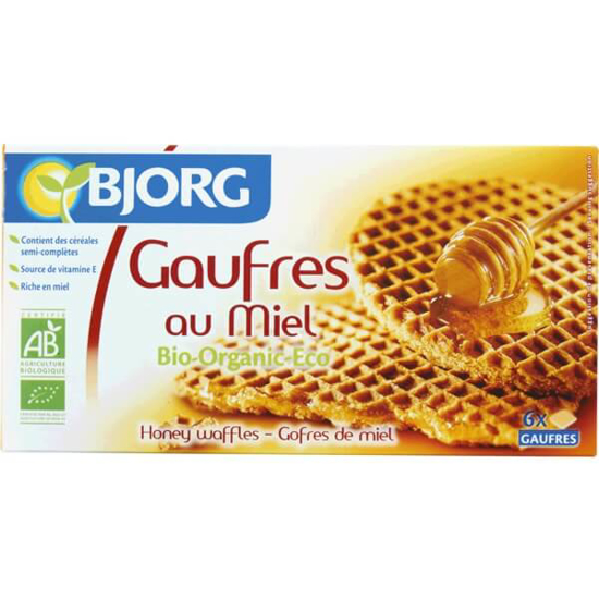 Imagem de Waffles com Mel Tipo Stroop Wafels Biológicos BJORG emb.175g