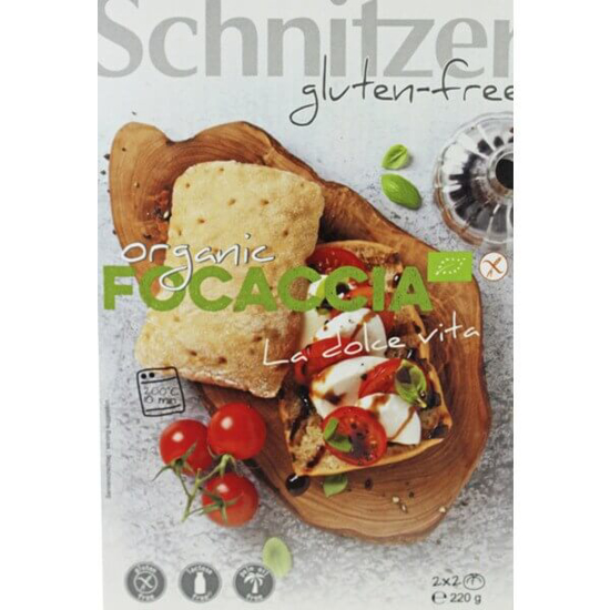 Imagem de Pão Focaccia Biológico SCHNITZER Pack 2 emb.110g