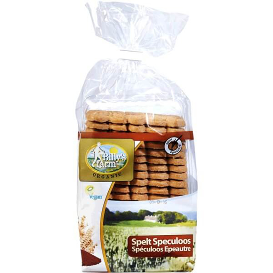 Imagem de Biscoitos de Espelta com Canela Biológicos BILLY'S FARM emb.175g