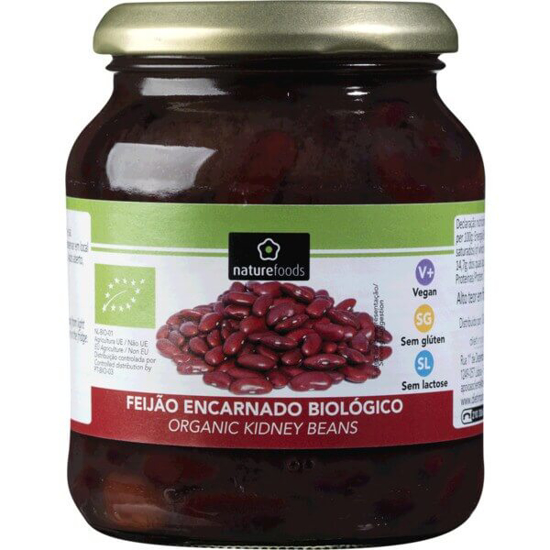 Imagem de Feijão Vermelho Biológico NATUREFOODS frasco 360g