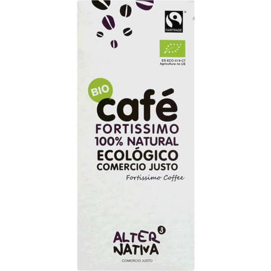 Imagem de Café Moído Fortíssimo Biológico ALTERNATIVA 3 emb.250g