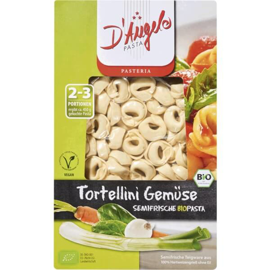 Imagem de Tortellini de Vegetais Vegan Biológico D´ANGELO emb.250g