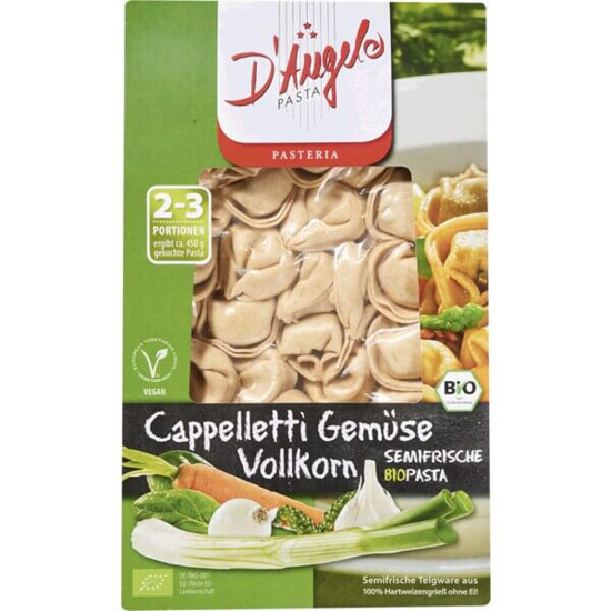 Imagem de Cappelletti Integral de Vegetais Vegan Biológico D´ANGELO emb.250g