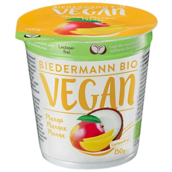 Imagem de Cocogurte de Manga Vegan Biológico BIEDERMANN emb.150g