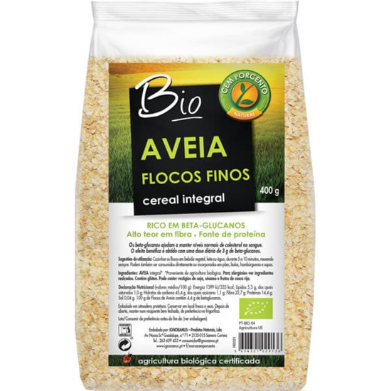 Imagem de Flocos de Aveia Integrais Biológicos CEM PORCENTO emb.400g