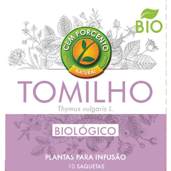 Imagem de Infusão de Tomilho Biológica CEM PORCENTO emb.13g