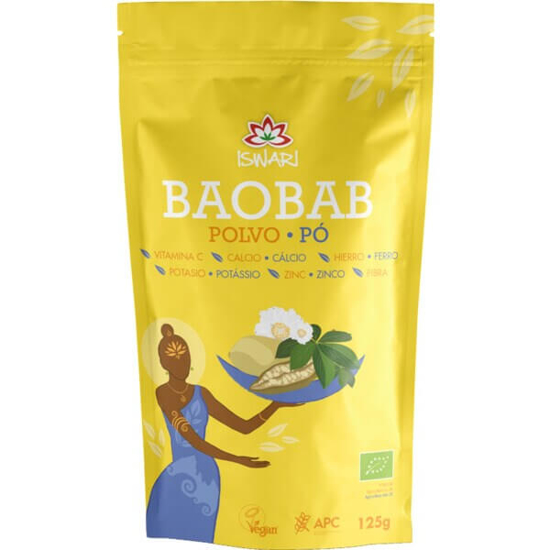 Imagem de Baobab em Pó Biológico ISWARI emb.125g