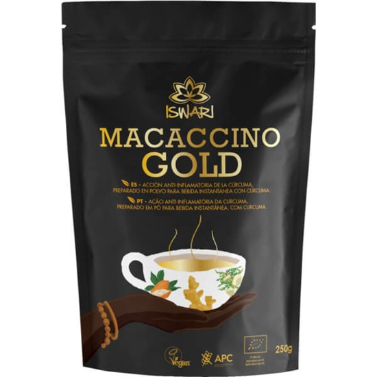 Imagem de Macaccino Gold em Pó para Bebida Biológico ISWARI emb.250g