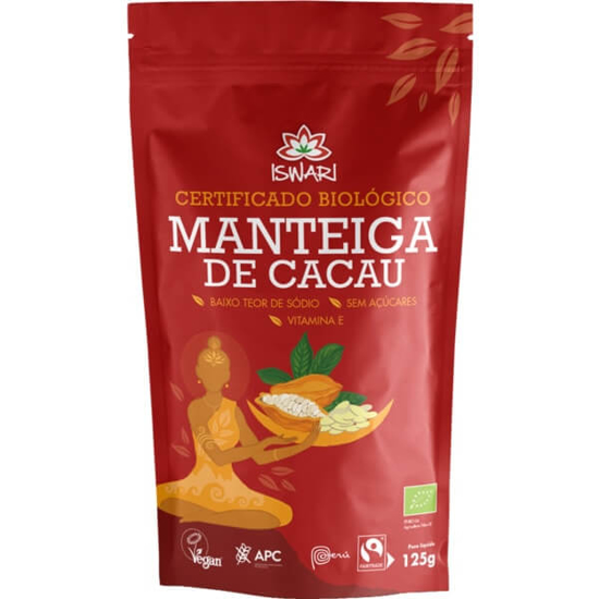 Imagem de Manteiga de Cacau Biológico ISWARI emb.125g