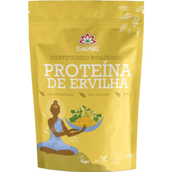 Imagem de Proteína de Ervilha em Pó Biológica ISWARI emb.250g