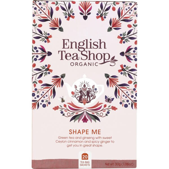 Imagem de Chá Shape Me Verde de Canela, Ginseng e Gengibre Biológico ENGLISH TEA SHOP emb.30g