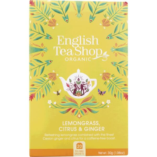 Imagem de Chá de Citrinos e Gengibre Biológico ENGLISH TEA SHOP emb.30g