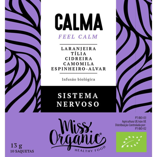 Imagem de Infusão Calma Sistema Nervoso Biológica MISS ORGANIC emb.10 unidades