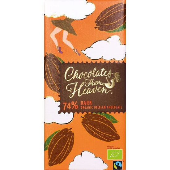 Imagem de Chocolate Preto 74% Biológico FROM HEAVEN emb.100g