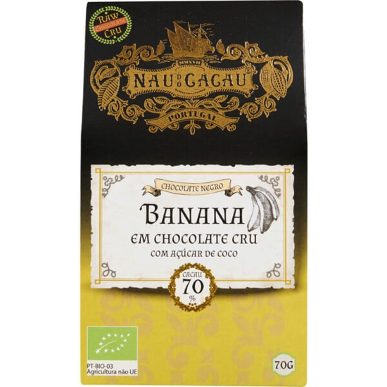 Imagem de Chocolate Cru Banana NAU DO CACAU emb.70g