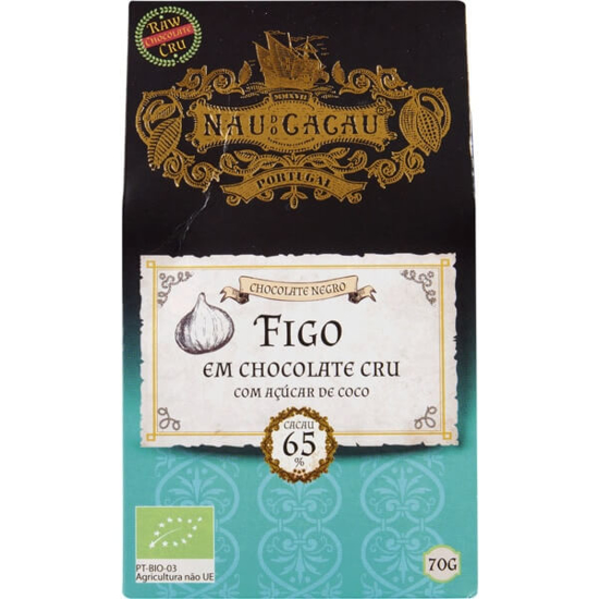 Imagem de Chocolate Cru de Figo NAU DO CACAU emb.70g