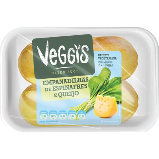 Imagem de Empanadilha Espinafres e Queijo VEGGIS emb.330gr (2 un)