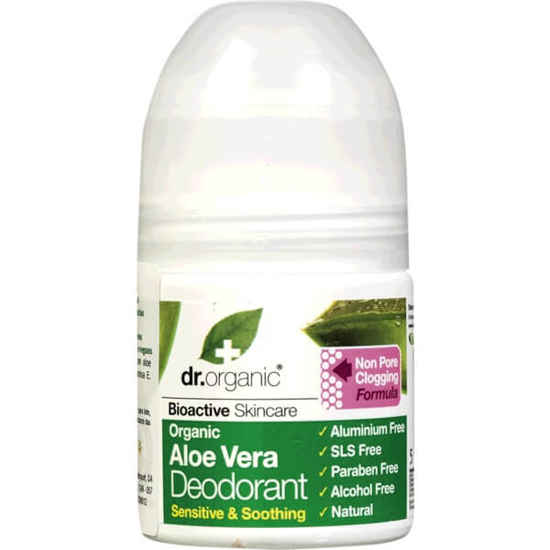 Imagem de Desodorizante com Aloe Vera Roll-On Biológico DR.ORGANIC emb.50ml