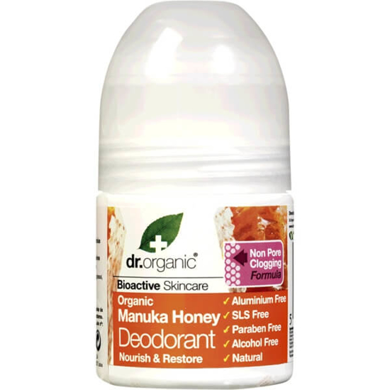 Imagem de Desodorizante com Mel Manuka Roll-On Biológico DR.ORGANIC emb.50ml