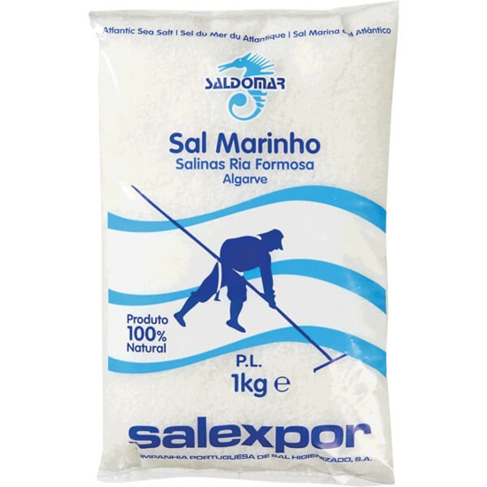 Imagem de Sal Marinho SALDOMAR Embalagem 1kg