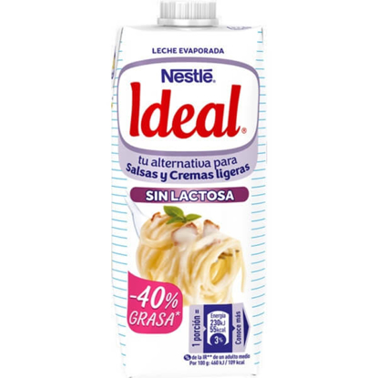 Mostrar detalhes para Leite Evaporado sem Lactose IDEAL emb.525g Imagem de Leite Evaporado sem Lactose IDEAL emb.525g