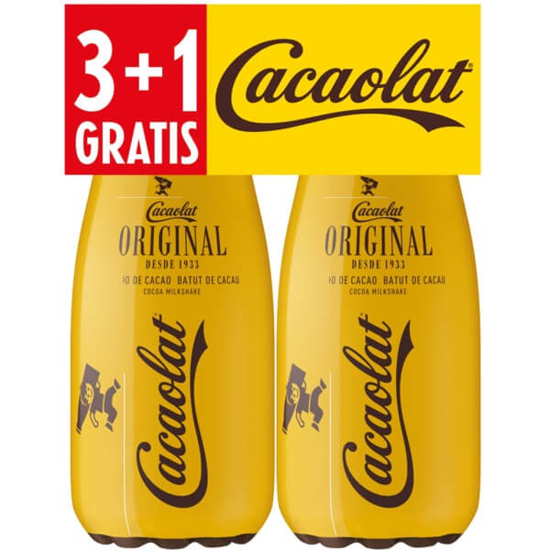 Imagem de Batido de Cacau CACAOLAT Pack 3+1 Grátis emb.200ml