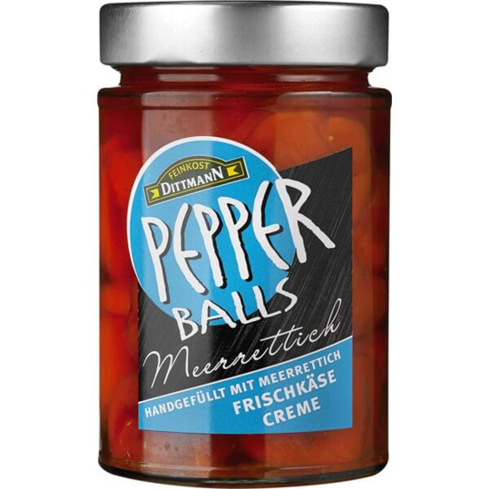 Imagem de Picantes Recheadas com Rábano DITTMANN PEPPER BALLS frasco 290g