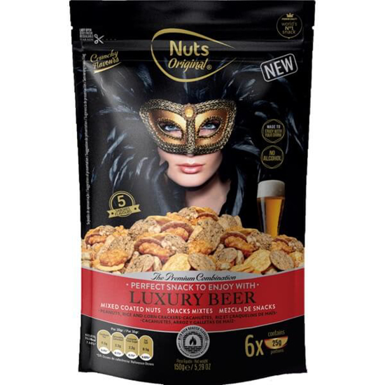 Imagem de Aperitivos Luxury Beer NUTS ORIGINAL emb.150g