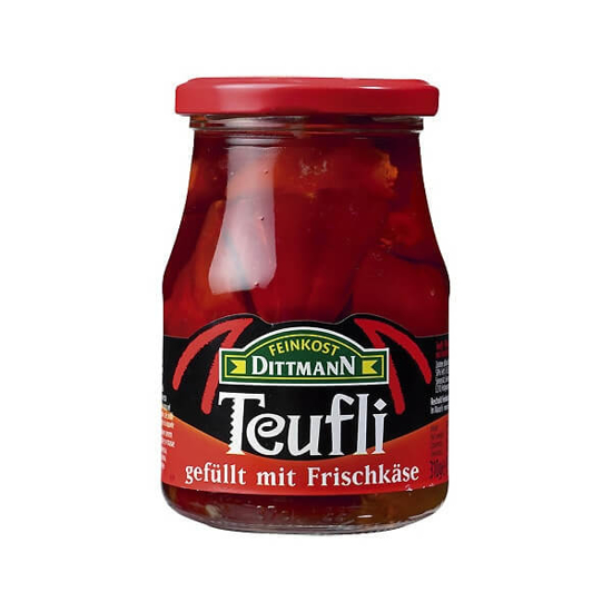 Imagem de Malagueta Vermelha com Queijo Fresco DITTMANN frasco 290ml