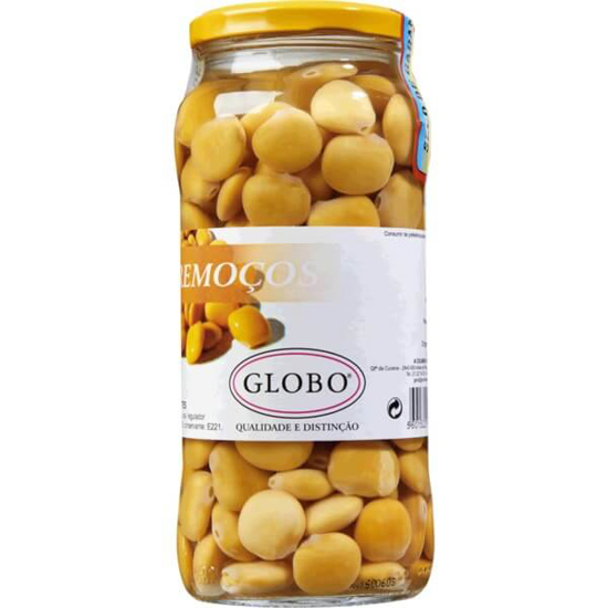 Imagem de Tremoços Cozidos com Sal GLOBO Frasco 500g