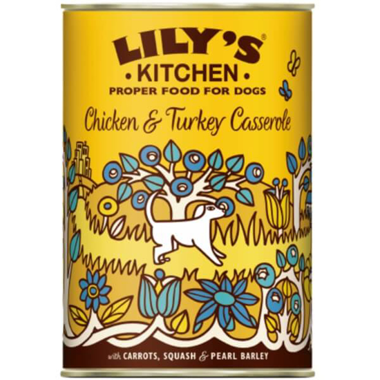 Imagem de Comida Húmida para Cão Adulto Frango Perú em Lata LILY'S KITCHEN emb.400g